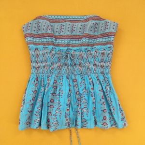 Plenty Tracy Reese bohemian strapless corset top